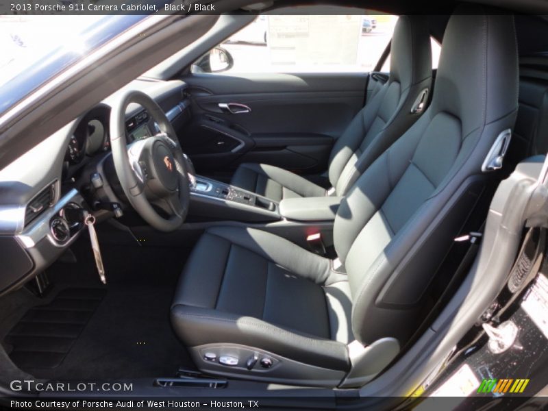 Black / Black 2013 Porsche 911 Carrera Cabriolet