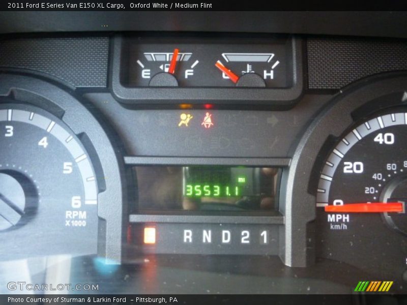 Oxford White / Medium Flint 2011 Ford E Series Van E150 XL Cargo
