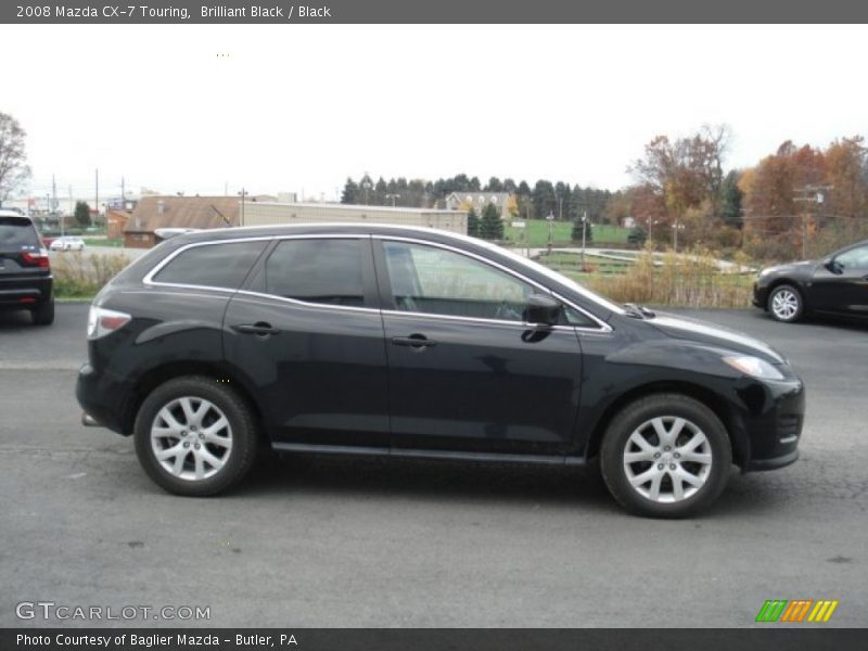 Brilliant Black / Black 2008 Mazda CX-7 Touring