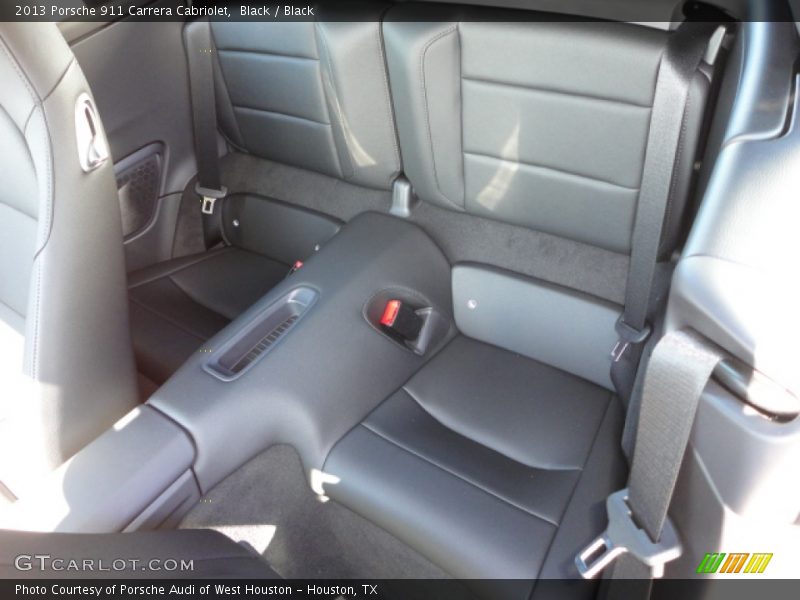 Rear Seat of 2013 911 Carrera Cabriolet