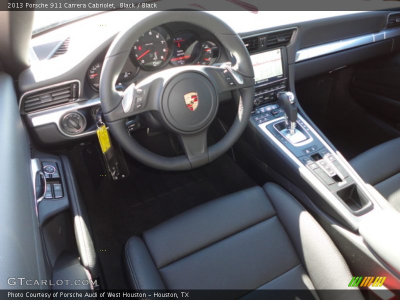  2013 911 Carrera Cabriolet Black Interior
