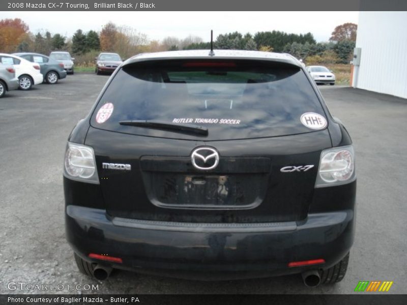 Brilliant Black / Black 2008 Mazda CX-7 Touring