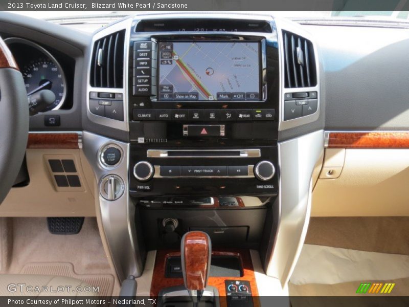 Blizzard White Pearl / Sandstone 2013 Toyota Land Cruiser