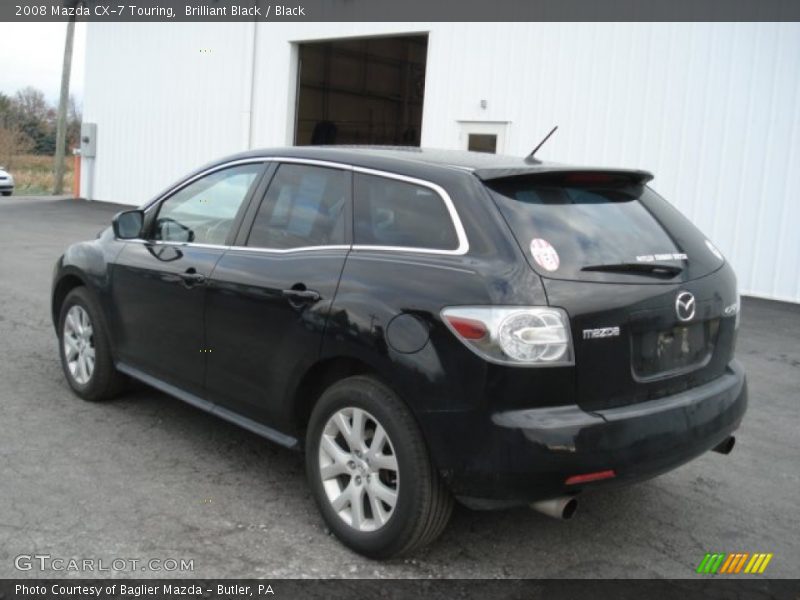 Brilliant Black / Black 2008 Mazda CX-7 Touring