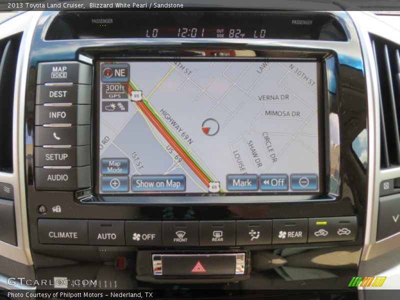 Blizzard White Pearl / Sandstone 2013 Toyota Land Cruiser