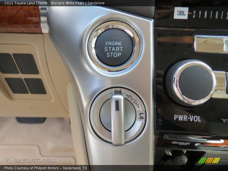 Blizzard White Pearl / Sandstone 2013 Toyota Land Cruiser