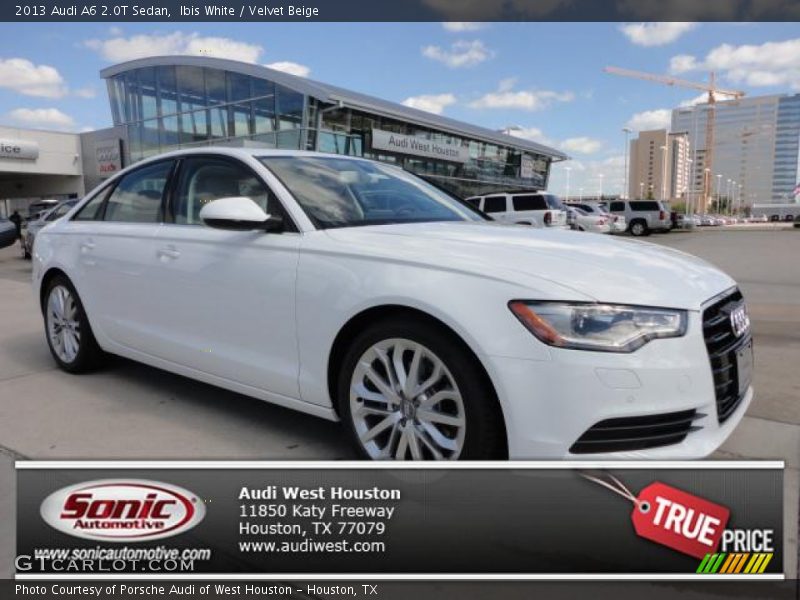 Ibis White / Velvet Beige 2013 Audi A6 2.0T Sedan