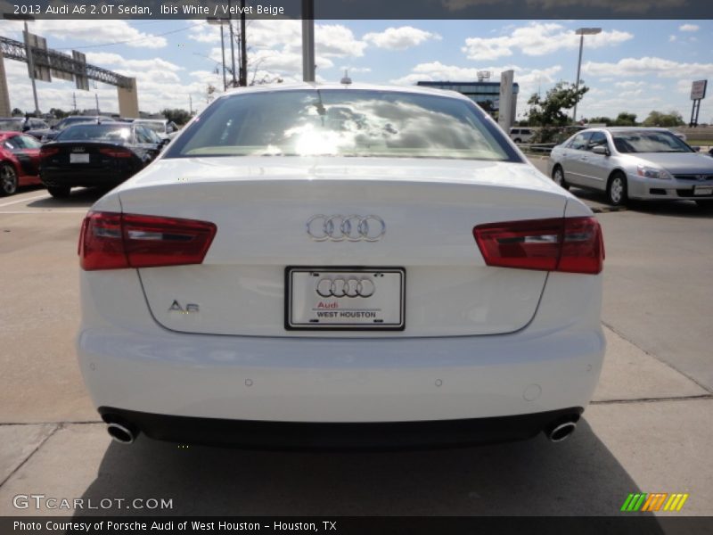 Ibis White / Velvet Beige 2013 Audi A6 2.0T Sedan