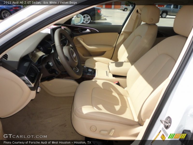 Ibis White / Velvet Beige 2013 Audi A6 2.0T Sedan