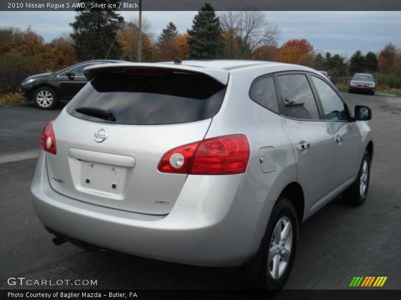 Silver Ice / Black 2010 Nissan Rogue S AWD