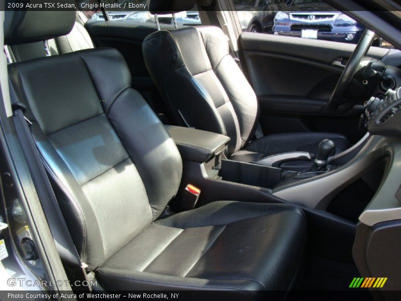 Grigio Metallic / Ebony 2009 Acura TSX Sedan