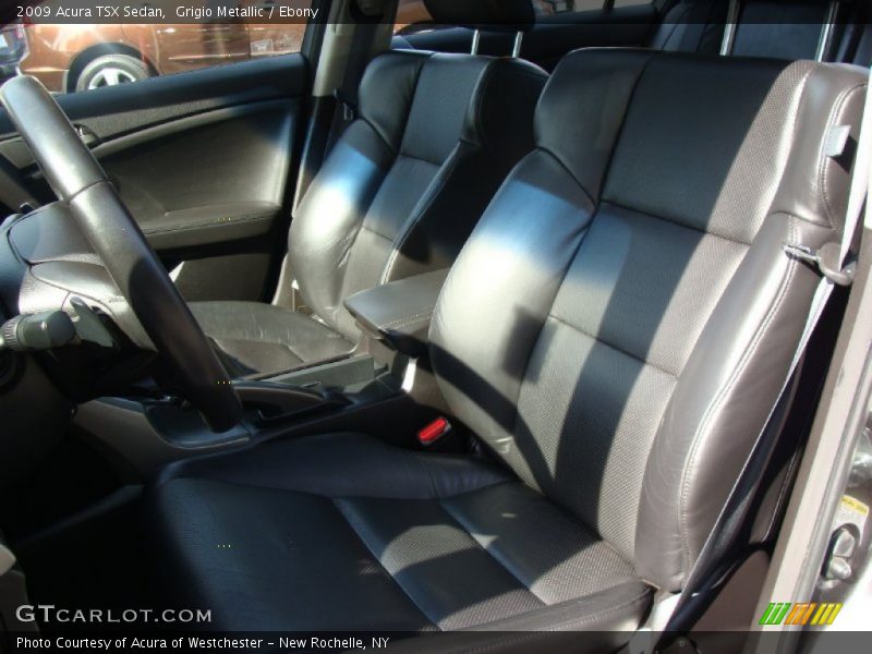 Grigio Metallic / Ebony 2009 Acura TSX Sedan
