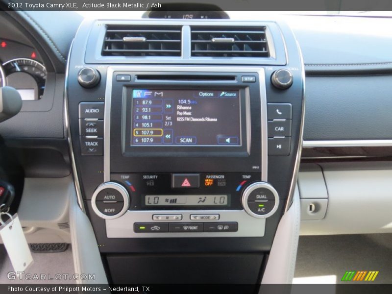 Attitude Black Metallic / Ash 2012 Toyota Camry XLE