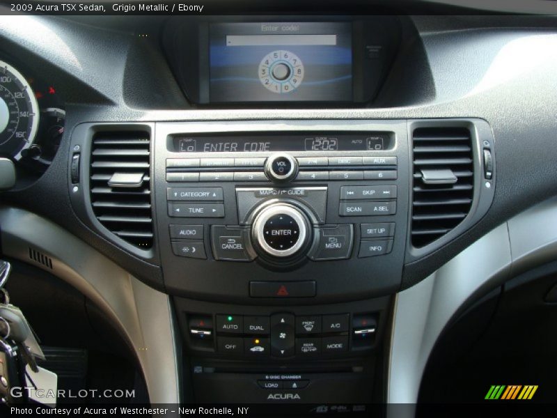 Grigio Metallic / Ebony 2009 Acura TSX Sedan