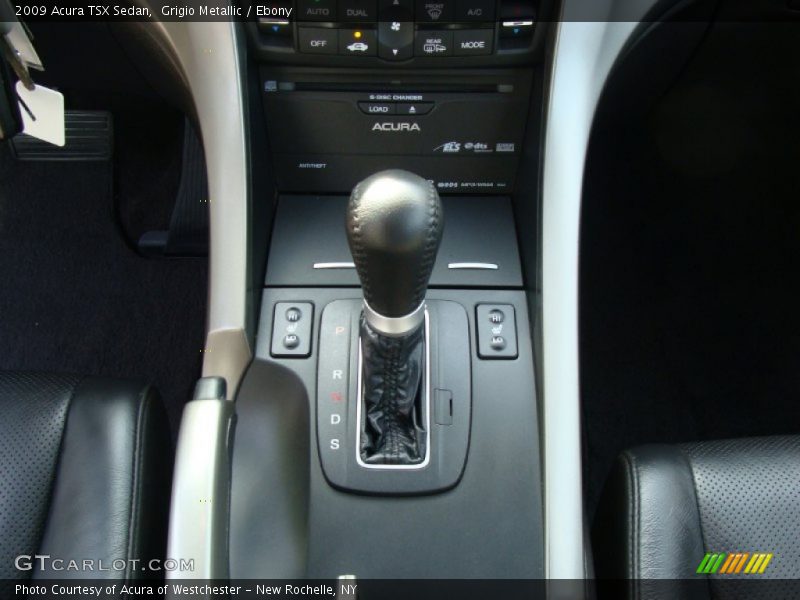 Grigio Metallic / Ebony 2009 Acura TSX Sedan