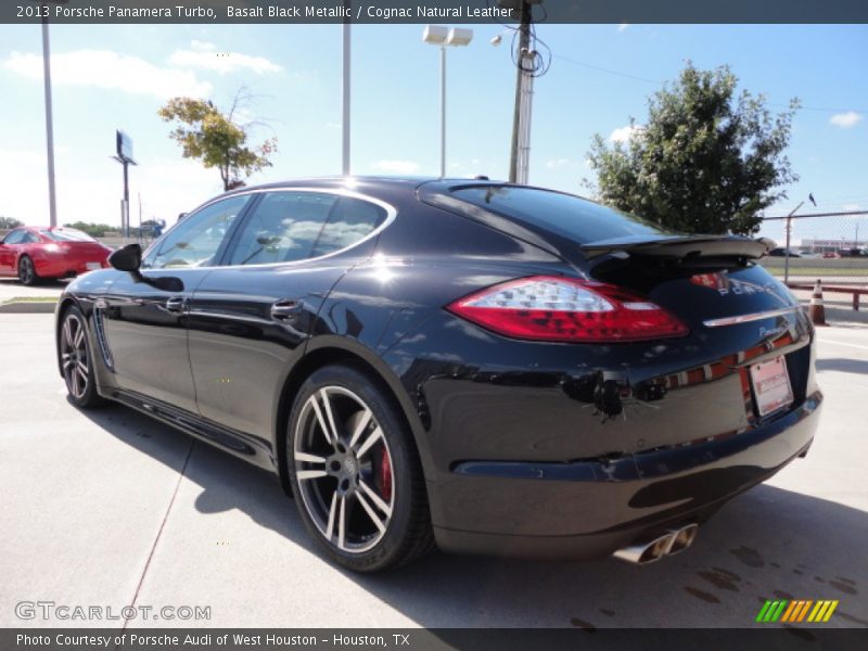 Basalt Black Metallic / Cognac Natural Leather 2013 Porsche Panamera Turbo