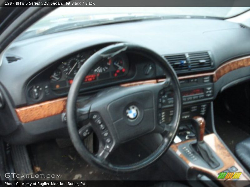 Jet Black / Black 1997 BMW 5 Series 528i Sedan