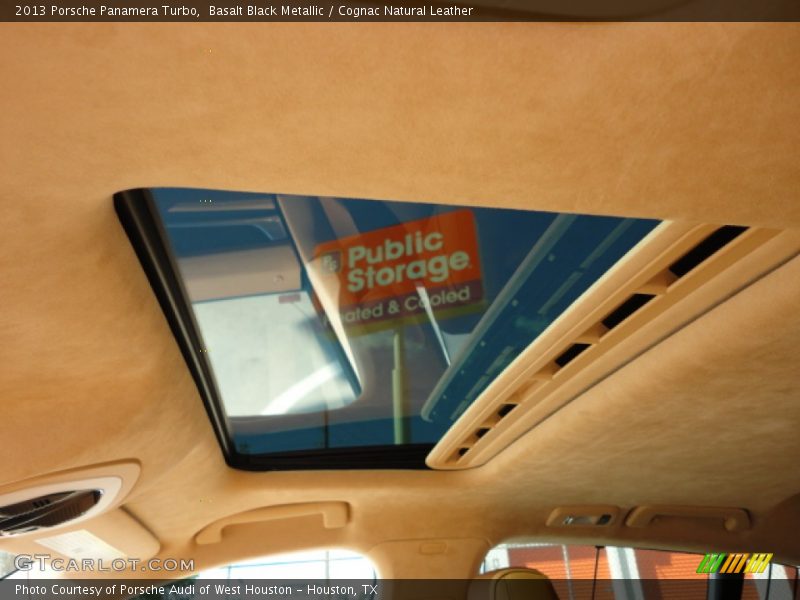 Basalt Black Metallic / Cognac Natural Leather 2013 Porsche Panamera Turbo