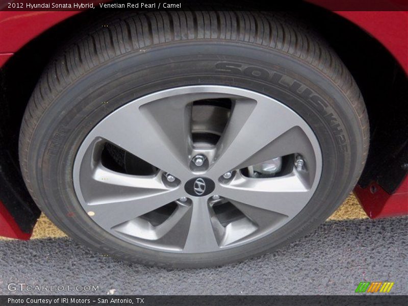 Venetian Red Pearl / Camel 2012 Hyundai Sonata Hybrid