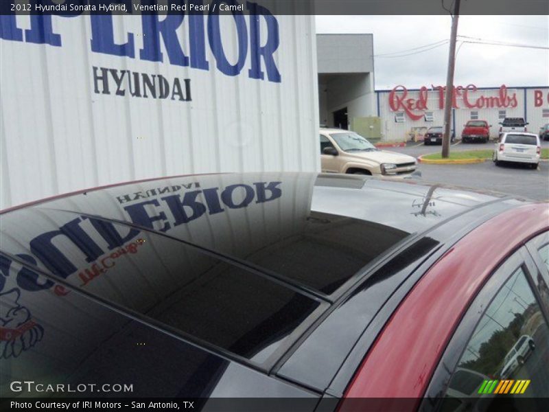Venetian Red Pearl / Camel 2012 Hyundai Sonata Hybrid