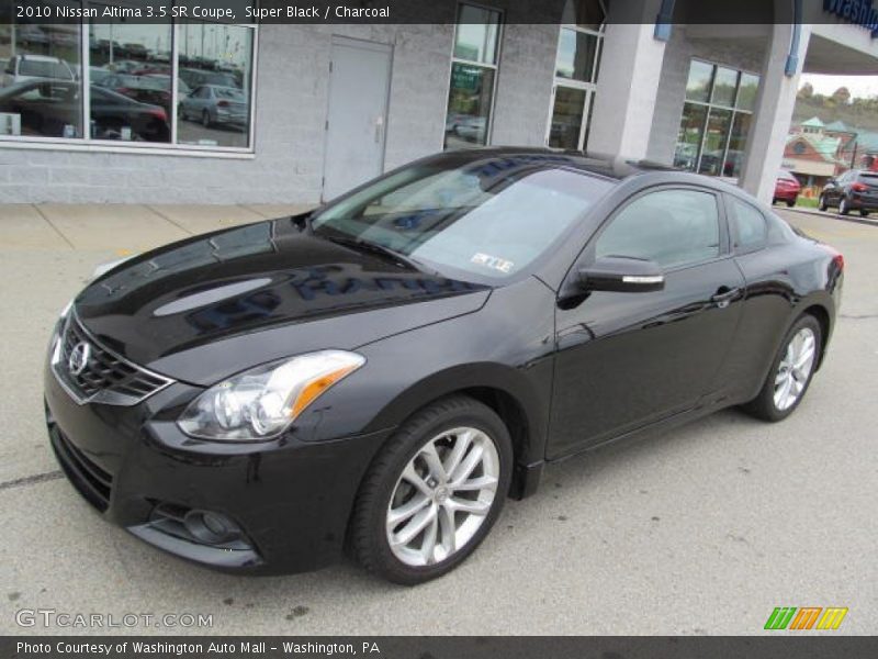 Super Black / Charcoal 2010 Nissan Altima 3.5 SR Coupe