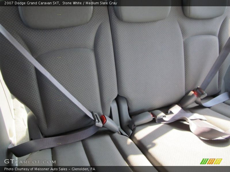 Stone White / Medium Slate Gray 2007 Dodge Grand Caravan SXT