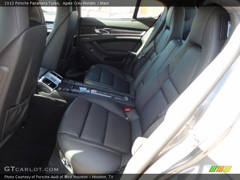 Agate Grey Metallic / Black 2013 Porsche Panamera Turbo
