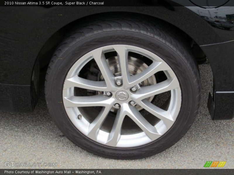 Super Black / Charcoal 2010 Nissan Altima 3.5 SR Coupe