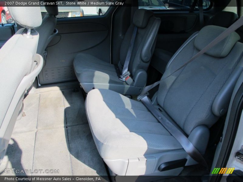 Stone White / Medium Slate Gray 2007 Dodge Grand Caravan SXT