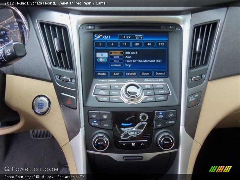 Venetian Red Pearl / Camel 2012 Hyundai Sonata Hybrid