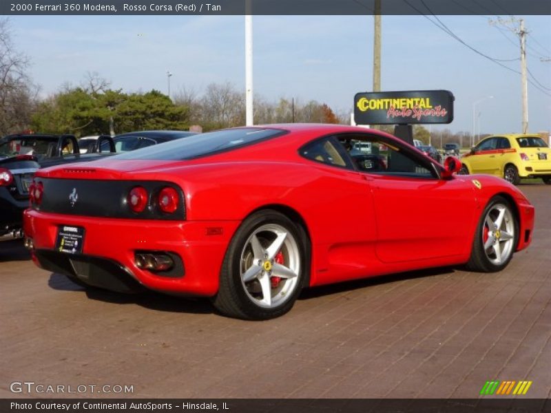 Rosso Corsa (Red) / Tan 2000 Ferrari 360 Modena