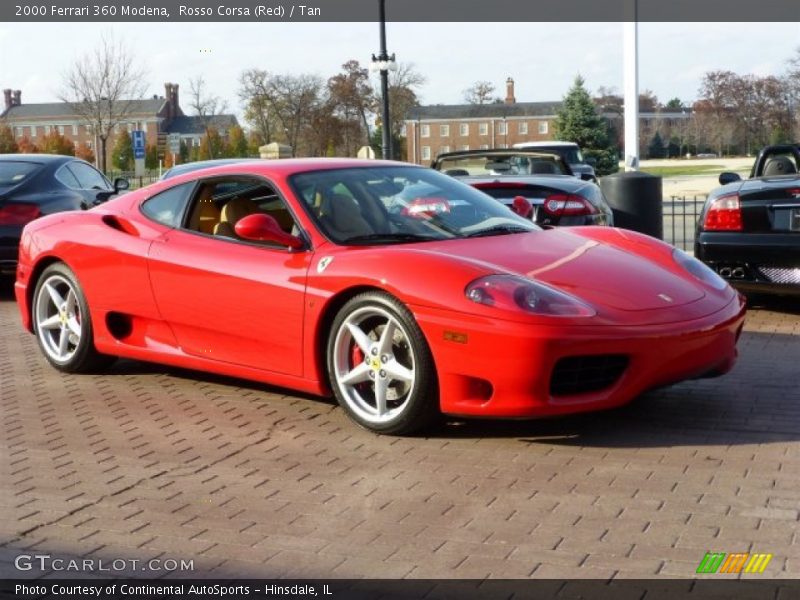 Rosso Corsa (Red) / Tan 2000 Ferrari 360 Modena