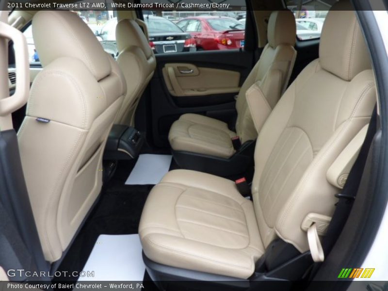 Rear Seat of 2011 Traverse LTZ AWD