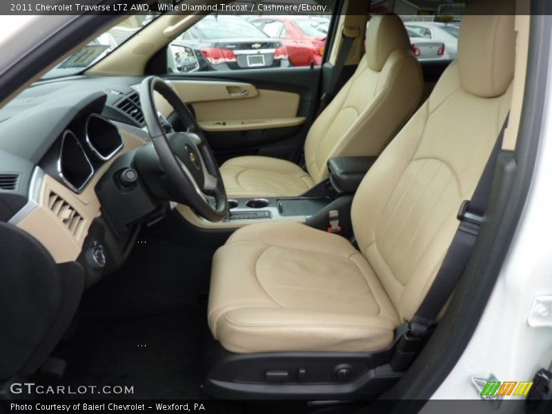 Front Seat of 2011 Traverse LTZ AWD