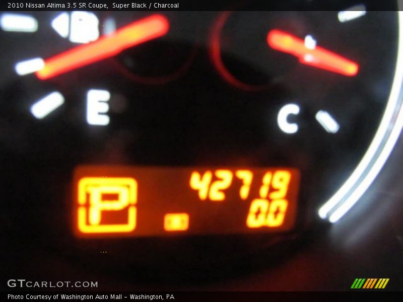 Super Black / Charcoal 2010 Nissan Altima 3.5 SR Coupe