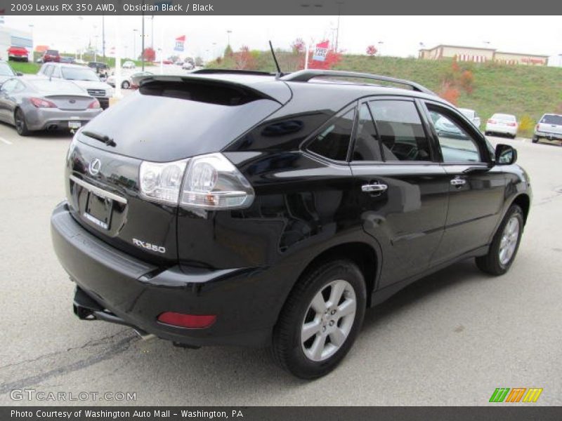 Obsidian Black / Black 2009 Lexus RX 350 AWD