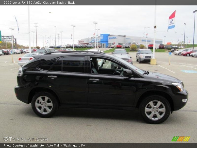 Obsidian Black / Black 2009 Lexus RX 350 AWD