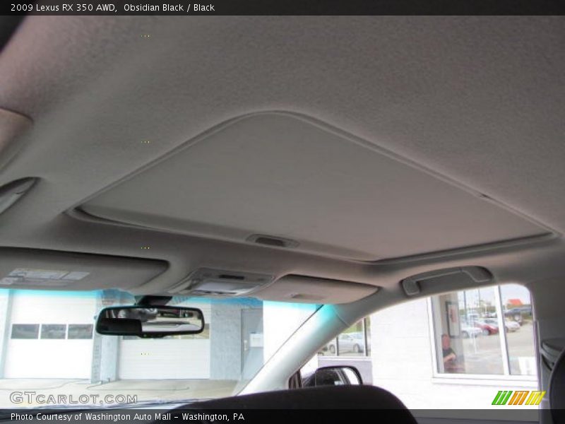 Obsidian Black / Black 2009 Lexus RX 350 AWD