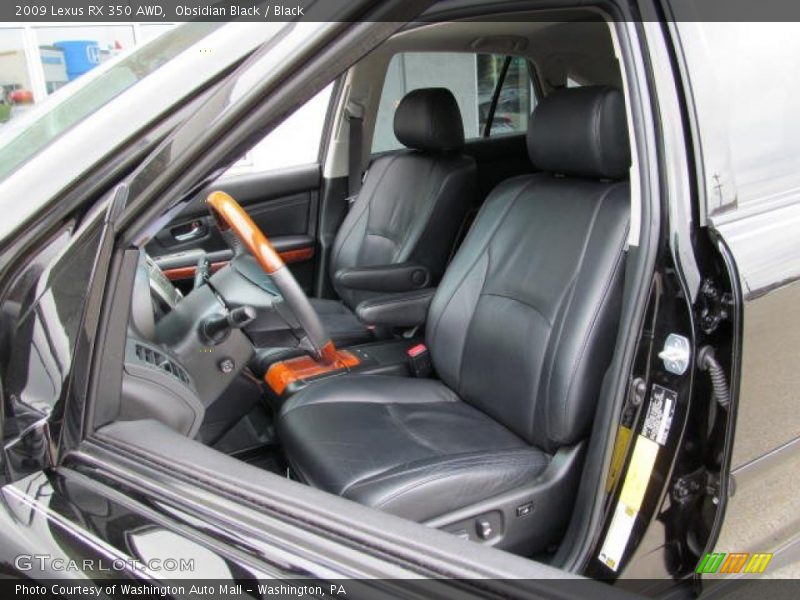 Obsidian Black / Black 2009 Lexus RX 350 AWD
