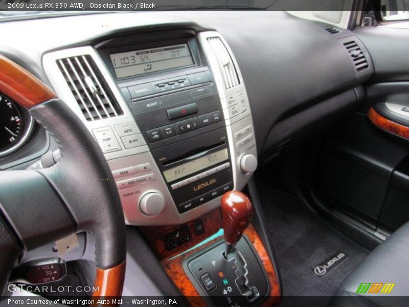 Obsidian Black / Black 2009 Lexus RX 350 AWD