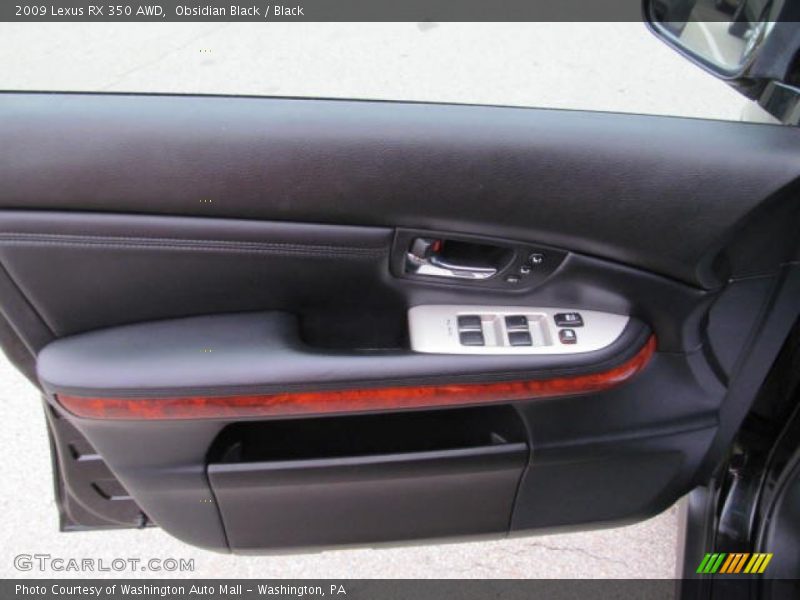 Obsidian Black / Black 2009 Lexus RX 350 AWD