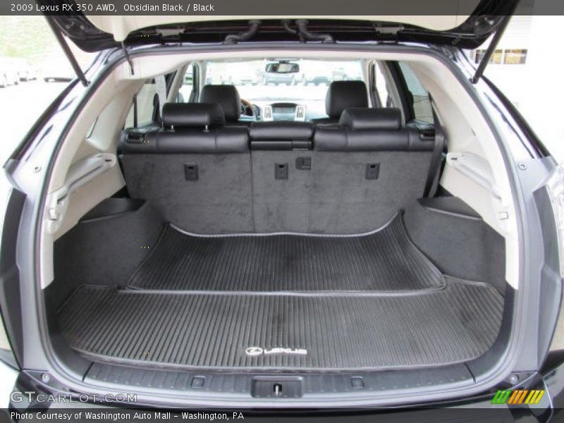 Obsidian Black / Black 2009 Lexus RX 350 AWD