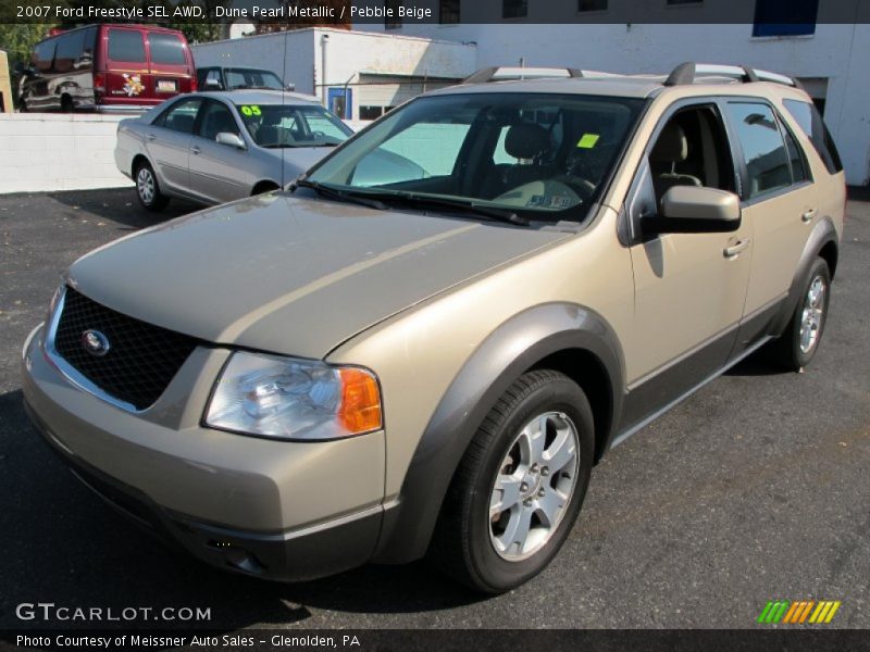 Dune Pearl Metallic / Pebble Beige 2007 Ford Freestyle SEL AWD