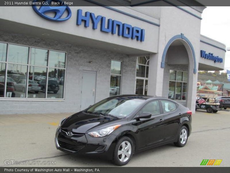 Black / Beige 2011 Hyundai Elantra GLS