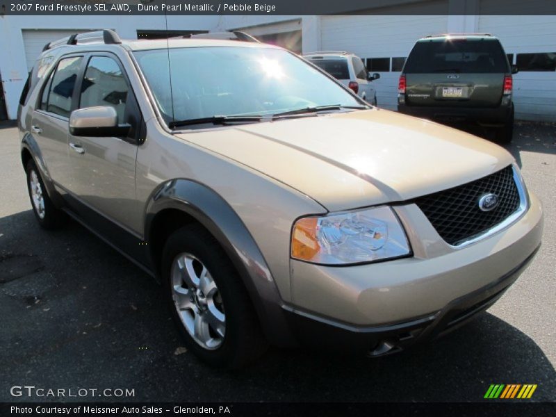 Dune Pearl Metallic / Pebble Beige 2007 Ford Freestyle SEL AWD