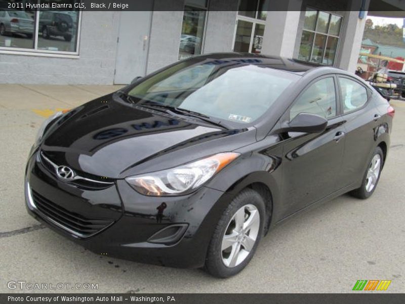 Black / Beige 2011 Hyundai Elantra GLS