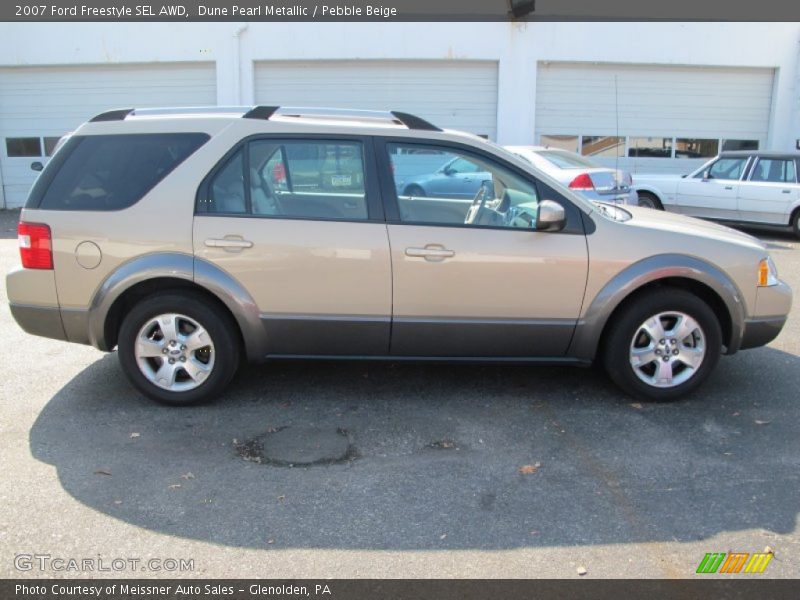 Dune Pearl Metallic / Pebble Beige 2007 Ford Freestyle SEL AWD