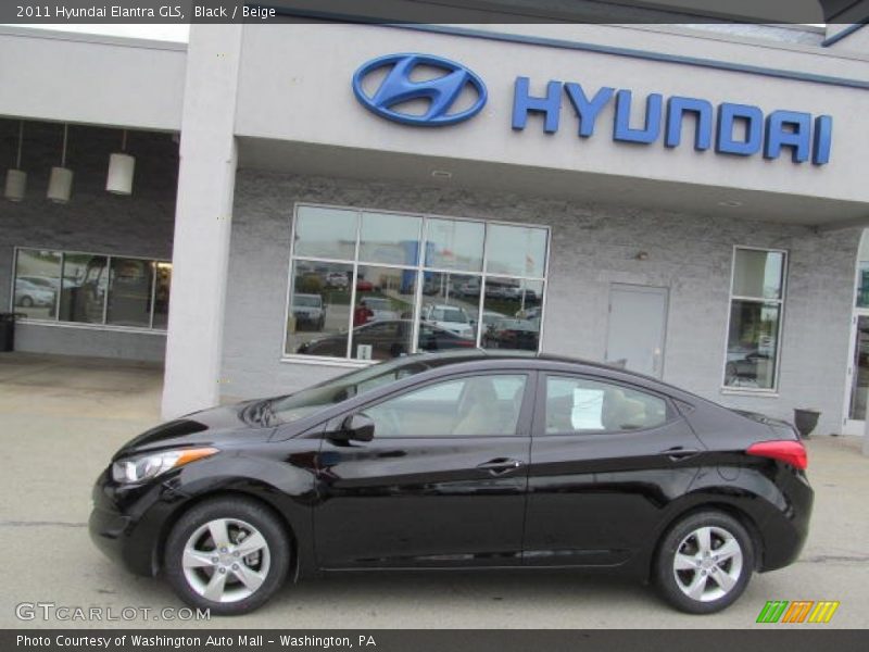 Black / Beige 2011 Hyundai Elantra GLS