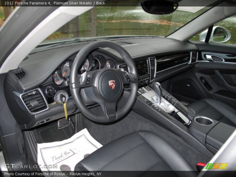  2012 Panamera 4 Black Interior