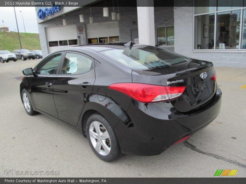 Black / Beige 2011 Hyundai Elantra GLS